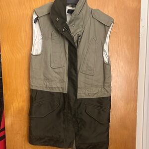 rag & bone Two-Tone Olive and Khaki Utility Vest